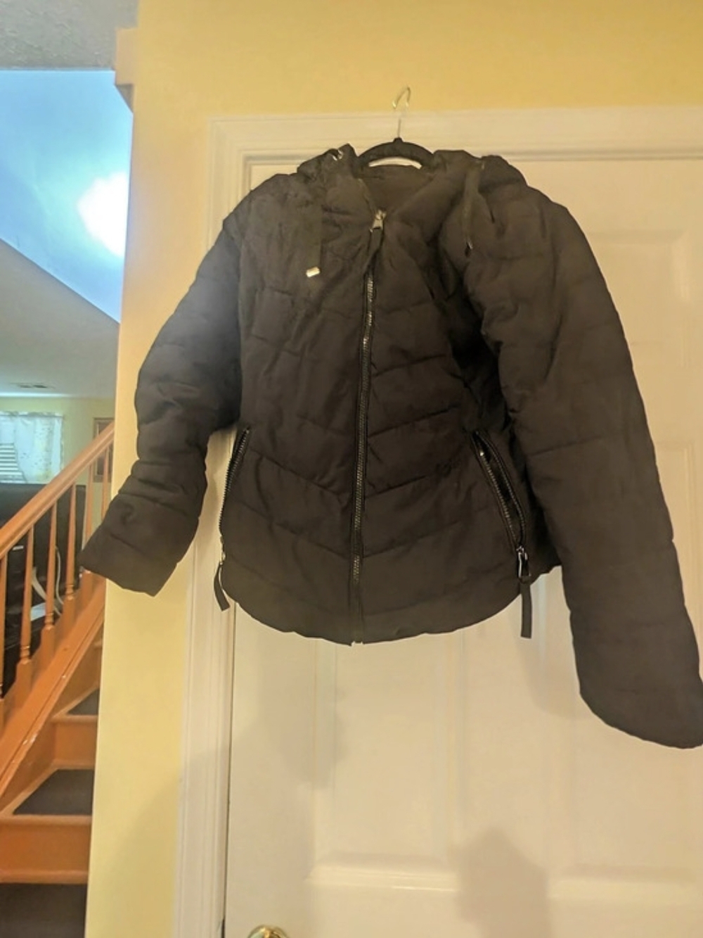 Lauren Ralph Lauren Black Puffer Jacket Size Medium Like New